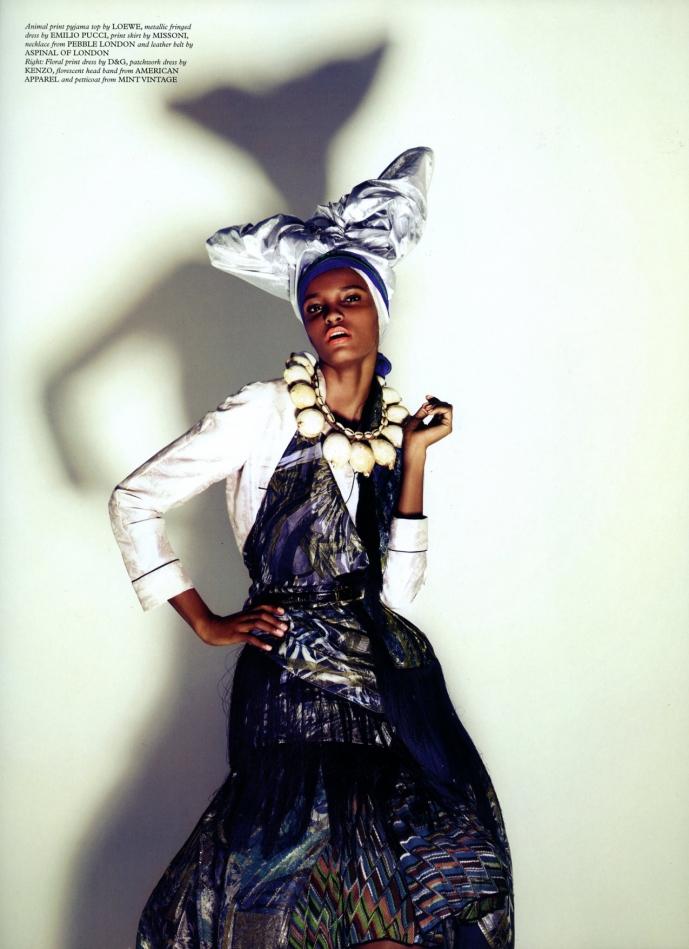 Rose Cordero avec Driu & Tiago pour Wonderland Magazine 2010