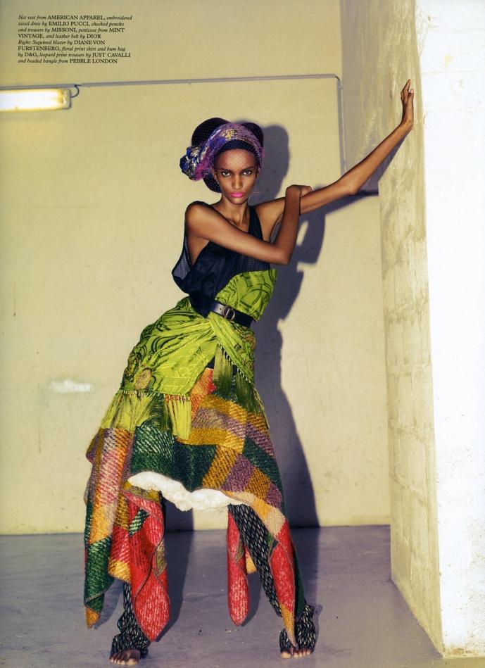 Rose Cordero avec Driu & Tiago pour Wonderland Magazine 2010