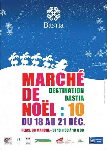 Marché de Noël à Bastia de samedi à mardi (Place du Marché)