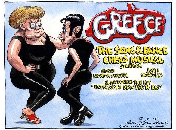 Greece, starring Olivia Newton-Merkel and John Sarkolta Greece, starring Olivia Newton-Merkel and John Sarkolta
