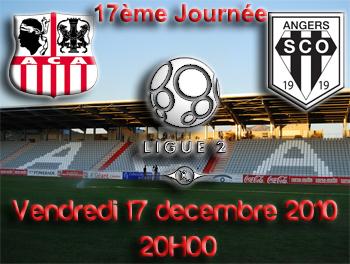Foot / L2 : AC Ajaccio / Angers SCO pour le compte de la 18ème journée ce soir à 20h