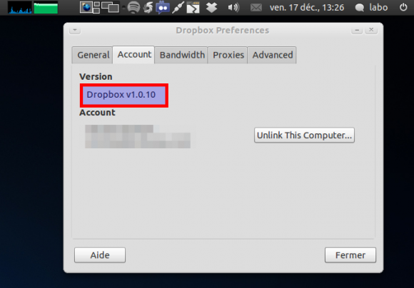 Comment installer (vraiment) Dropbox 1.0 sous GNU/Linux