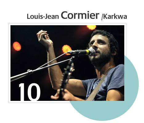 Louis-Jean Cormier de Karkwa Top 10 des artistes de l'année