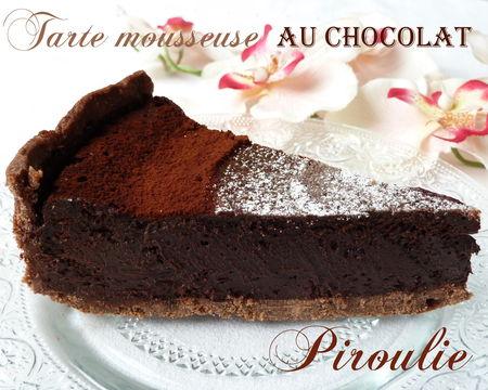 Tarte à la mousse au chocolat de Christophe Felder P1030922