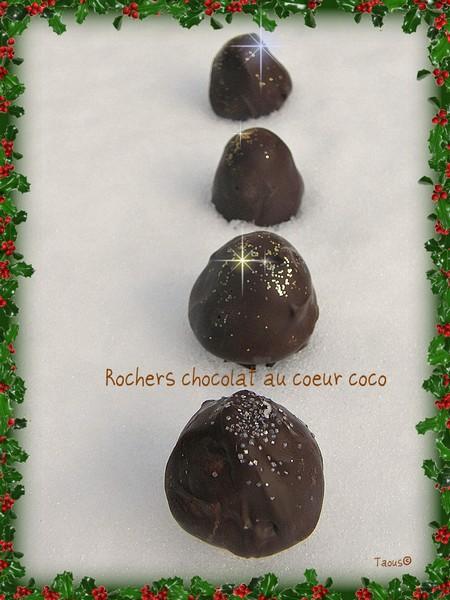 Rochers Chocolat au coeur coco Rochers Chocolat au coeur coco