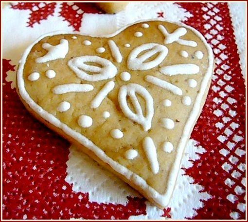 Christmas gingerbread cookies modele_couer