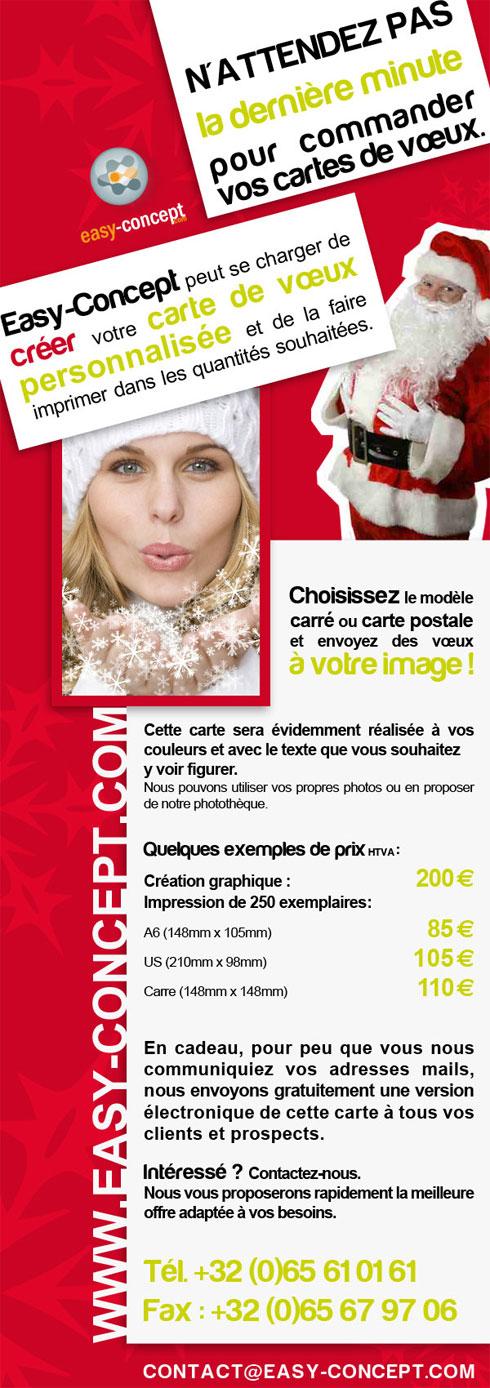 N'attendez pas la dernière minute pour commander vos cartes de voeux N'attendez pas la dernière minute pour commander vos cartes de voeux