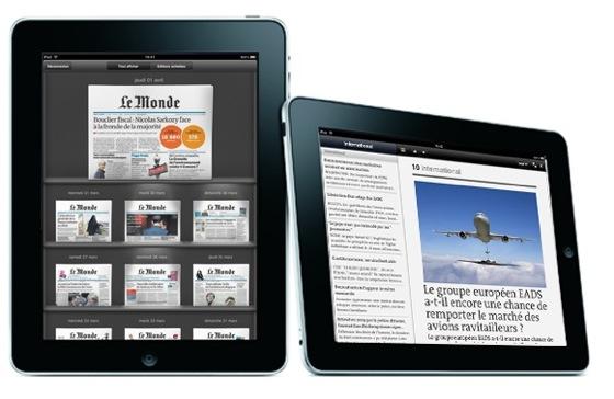 lemonde-ipad LeMonde.fr bientôt disponible sur iPad