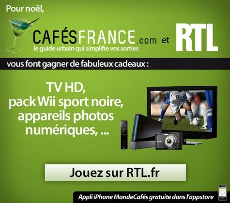 Jeu de Noël CafésFrance.com - RTL