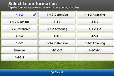 Football Manager 2011 disponible sur iPhone/iPod Touch