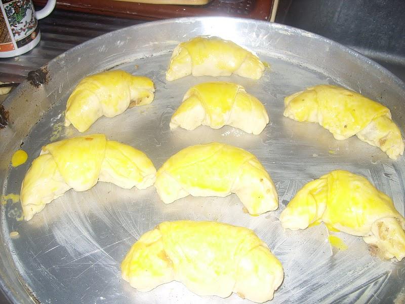 Croissants briochés moutardés au fromage