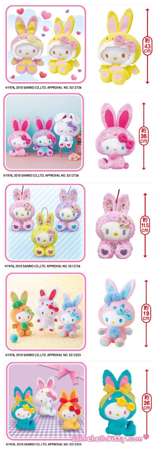 Nouvelles peluches Hello Kitty Colorful Bunny http://www.jaimehellokitty.com/images/Articles006/colorfulbunnypeluchedec.jpg