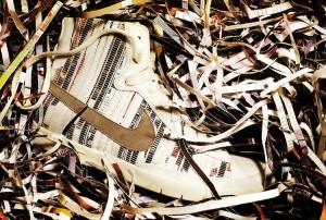 Des Sneakers Nike en papier recyclé