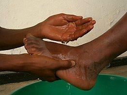lavement pieds