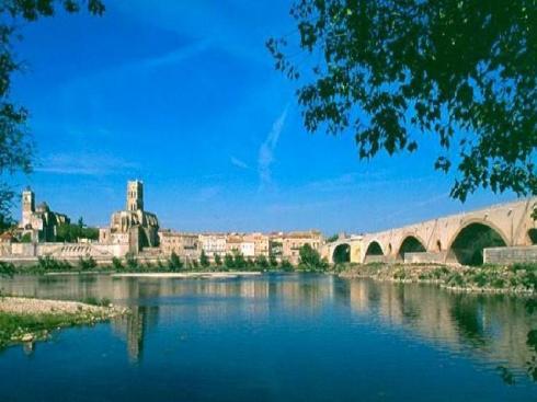 Carte postale du Pont du Saint Esprit, dans le Gard provençal.