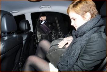 Emma Watson à Londres pour Noël