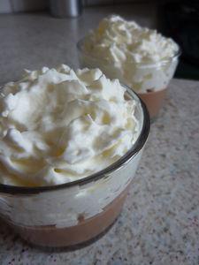 Panna cotta au chocolat, chantilly coco P1050111