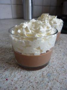 Panna cotta au chocolat, chantilly coco P1050110