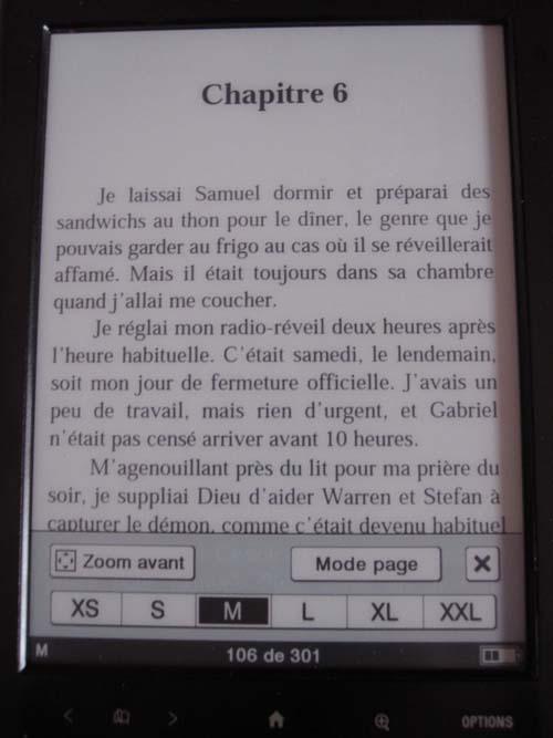 Lecteur d'eBook : le Sony Reader PRS650