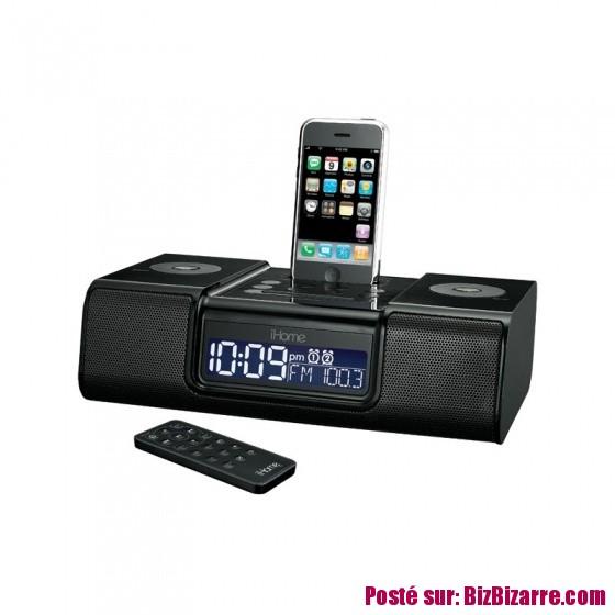 iHome_IP9 high tech iHome IP9 ACCESSOIRES IPHONE IPOD 2011: iHOME IP9 RADIO REVEIL AVEC TELECOMMANDE