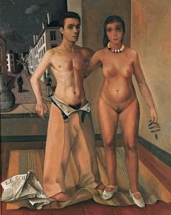Felix Nussbaum (1904-1944) - Peintre juif allemand 1942-autoportrait-avec-felka-platel.1292898290.jpg