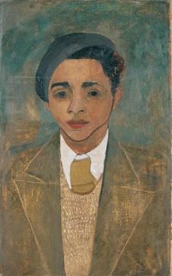Felix Nussbaum (1904-1944) - Peintre juif allemand 1925-autoportrait-a-la-cravate-jaune.1292897334.jpg