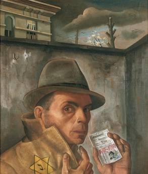Felix Nussbaum (1904-1944) - Peintre juif allemand autoportrait-a-la-carte.1292898422.jpg