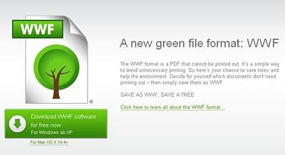 Le PDF est mort, vive le WWF !