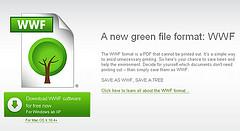 Le PDF est mort, vive le WWF - Saveaswwf
