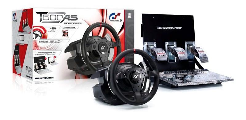 Volant T500 RS GT5 Thrustmaster oosgame weebeetroc [actu GT5] Le volant officiel Gran Turismo 5 Thrustmaster T500RS 