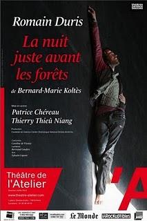 LA NUIT JUSTE AVANT LES FORÊTS avec Romain Duris mis en scène par Patrice Chéreau
