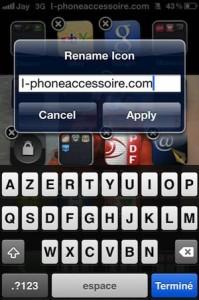 Cydia – Icon Renamer pour renommer vos icônes iPhone