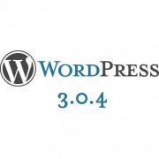WordPress 3.0.4
