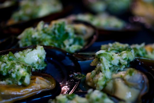 Moules & amandes farcies Moules & amandes farcies