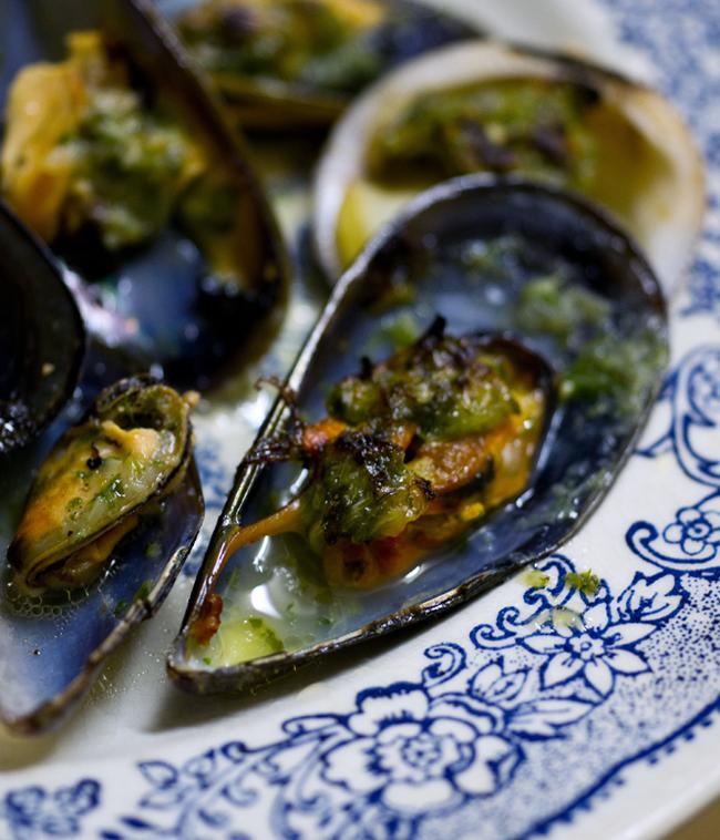 Moules & amandes farcies Moules & amandes farcies