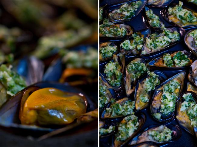 Moules & amandes farcies Moules & amandes farcies