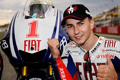 Voeux 2011 et dates des tests 125 et Moto-2 2010 11 21 lorenzo Number one valencia