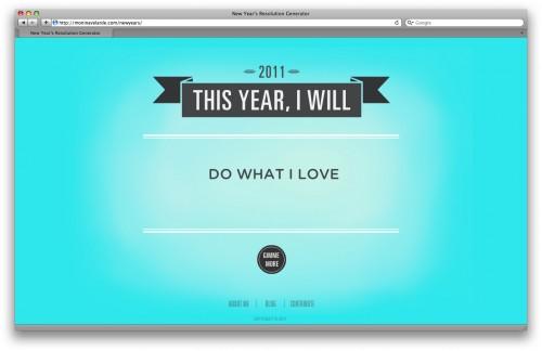 New Year's Resolution Generator : il trouve vos bonnes résolutions 2011 à votre place nyr.jpg