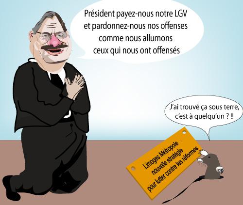 des sous, des sous pour faire des trous limoges metropole veut des sous Sous la méga coupe de Limoges métropole ?