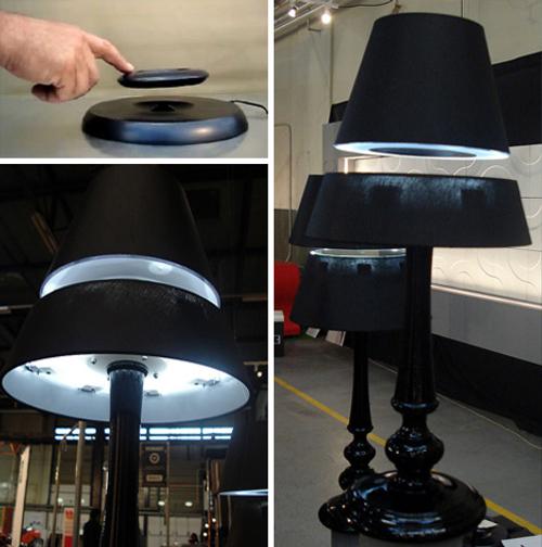 Luminaire en lévitation par Crealev Luminaire en lévitation par Crealev