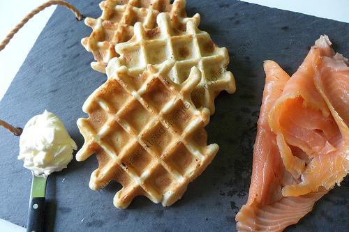 Gaufres salées au sarrasin / Salted Buckwheat Waffles