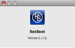 RecBoot 2.1 disponible (pour Mac OS X) RecBoot 2.1 disponible (pour Mac OS X)