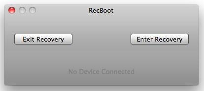 RecBoot 2.1 disponible (pour Mac OS X) RecBoot 2.1 disponible (pour Mac OS X)