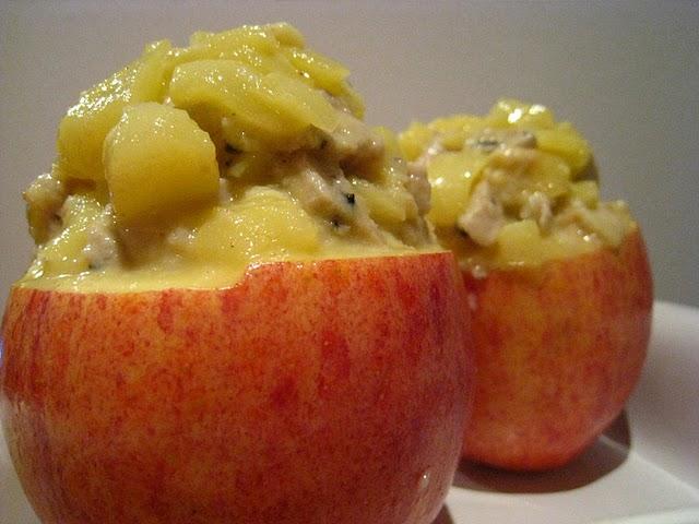 Pommes farcies aux boudins blancs Pommes farcies aux boudins blancs