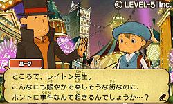 Professeur Layton & le Masque des Miracles sur 3DS se montre en images layton5