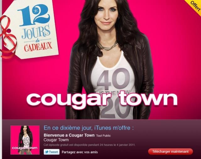 COugar Town 12 jours de cadeaux iTunes : l’épisode pilote de Cougar Town offert !