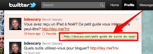 twitter url courtes Twitter affiche les URL qui se cachent derrière les URL courtes