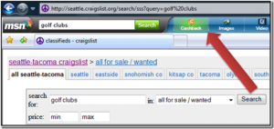 Poursuite de la stratégie Microsoft : un détecteur de CashBack sur la Toolbar MSN