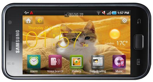 Samsung-Galaxy-S-clock-View Samsung a vendu 10 millions de galaxy S dans le monde !