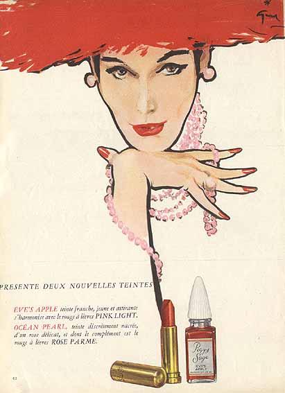 Publicité Peggy Sage de 1955 !